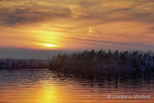 Otter Lake Sunset_09159-61.jpg - Photographed near Lombardy, Ontario, Canada.
